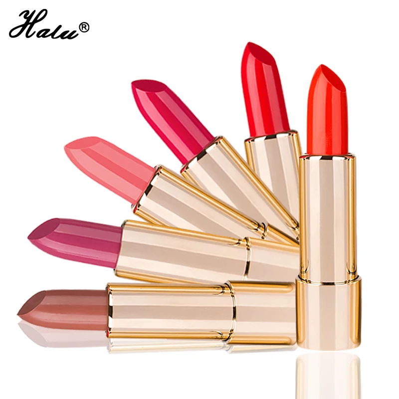 Halu Smooth Moisturizing Longlasting Lipstick Healthy Nourish Batom Nutritious Waterproof Easy To Wear |