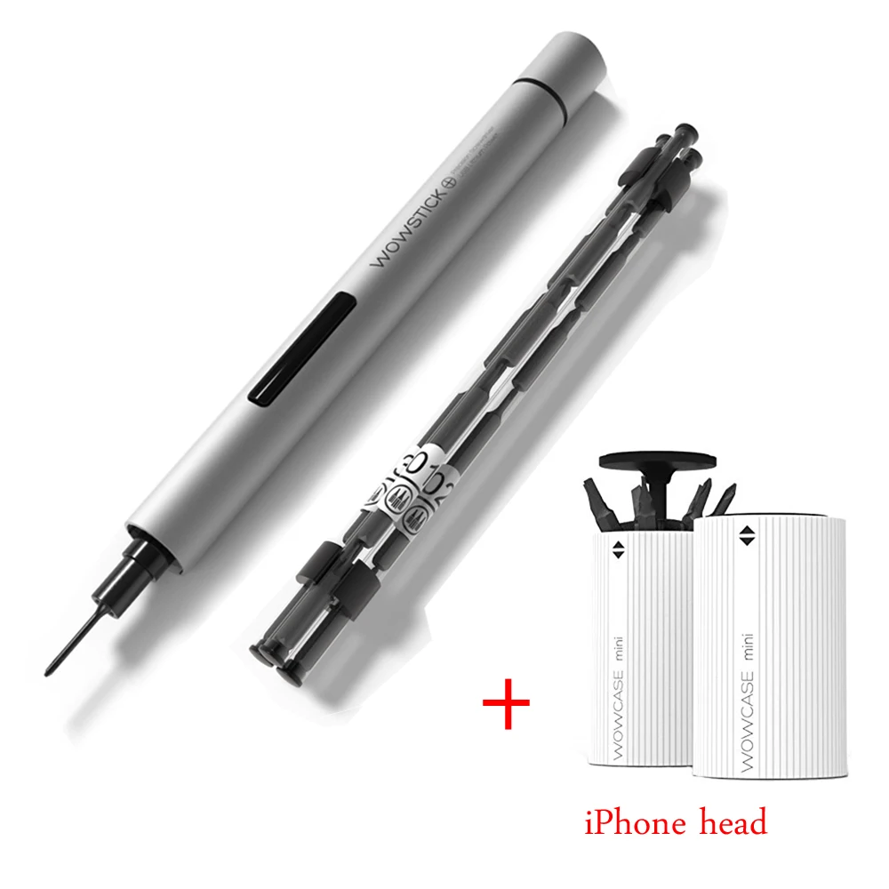 Wowstick 1P 1Fs Мини Беспроводная батарея беспроводная отвертка и Набор бит Apple Электрический прецизионный мобильный телефон электронный ремонт - Цвет: C