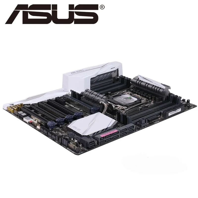 Asus X99-DELUXE II рабочего Материнская плата X99 разъем LGA 2011-V3 i7 X DDR4 128G ATX UEFI BIOS использовать платы на продажу