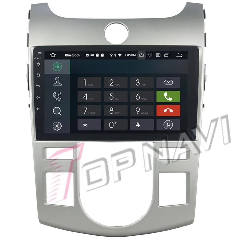 Topnavi Octa Core Android 9 0 Автомобильный GPS навигатор для KIA CERATO FORTE 2008 2009 2010 2011 2012