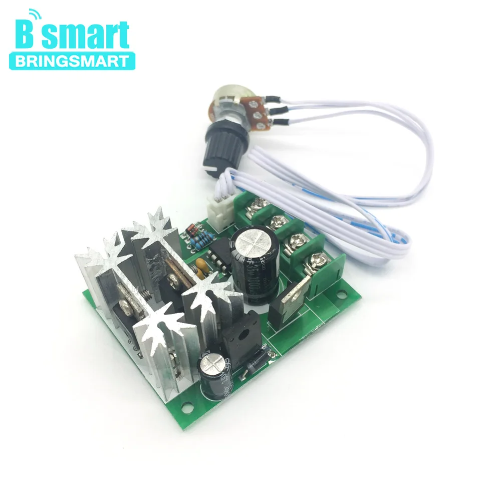 Bringsmart CCM6C ШИМ 12 в контроллер скорости двигателя постоянного тока мини двигатель