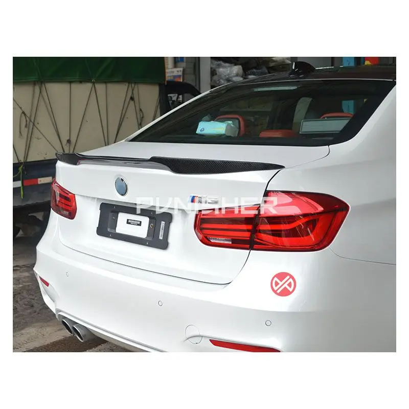 M4 Стиль для BMW F30 F80 M3 спойлер из углеродного волокна Материал 2012 2016 320i 328i 335i 316D