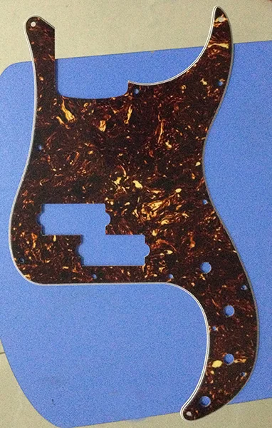 4Ply brown Tortoise Pleroo на заказ гитара pickgaurd-для роскошной P бас гитары Pickguard царапина пластина, 4 слойный коричневый Tortosie - Цвет: 4Ply brown Tortoise