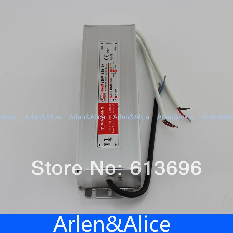 150 Вт 12 в а водонепроницаемый наружный одиночный выходной импульсный источник