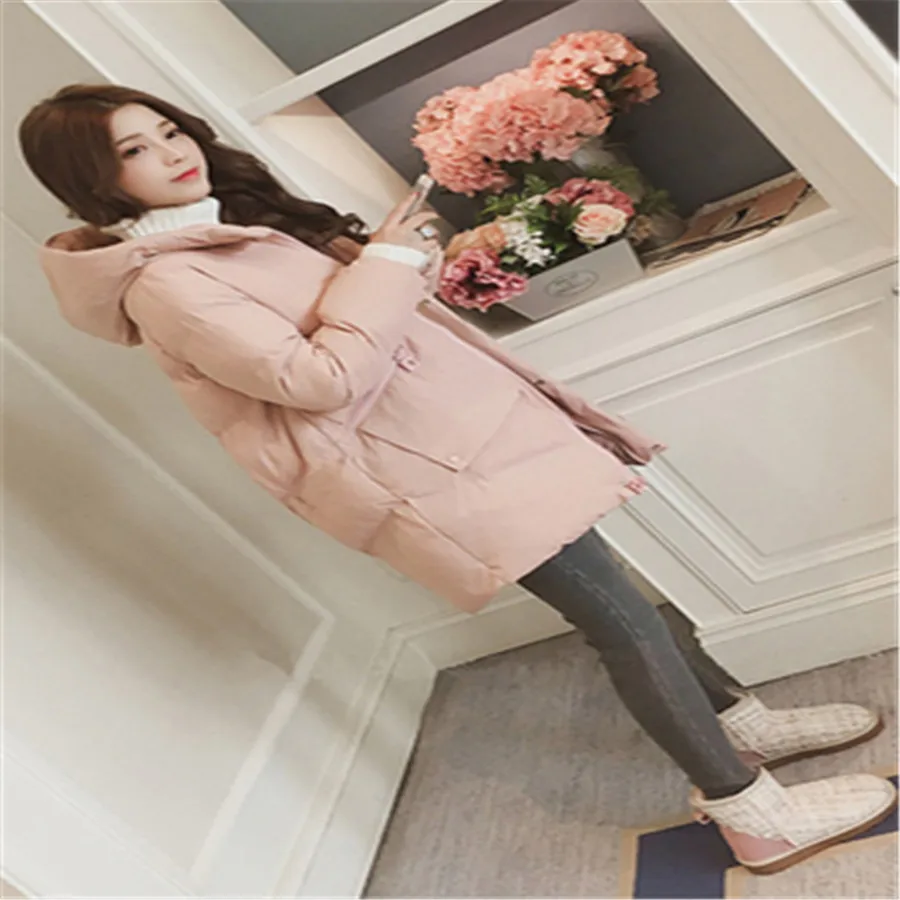 2019 зимняя куртка пуховик ватным тампоном Большие размеры толстые свободные