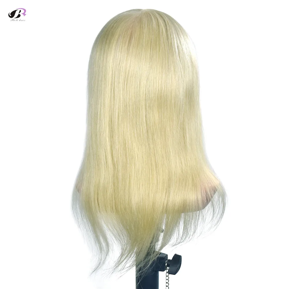 Boli hair 35 см 100% человеческие волосы профессиональная тренировочная голова для