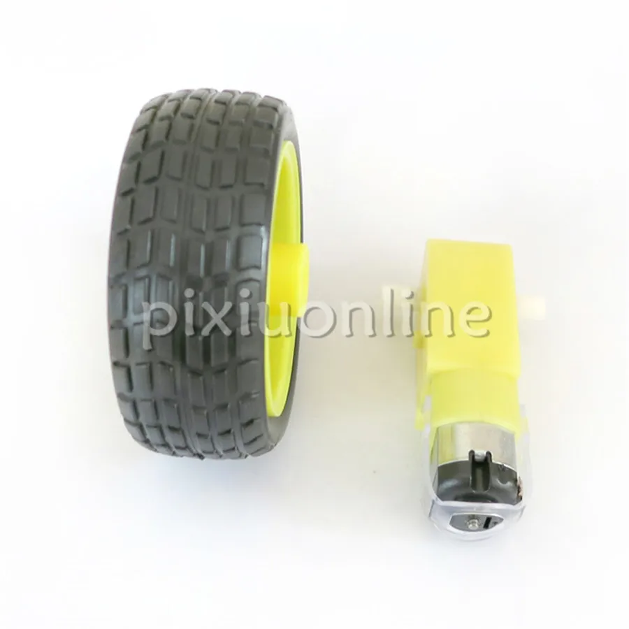 Бесплатная доставка в Европу J720b TT Мотор-редуктор и резиновое колесо костюм