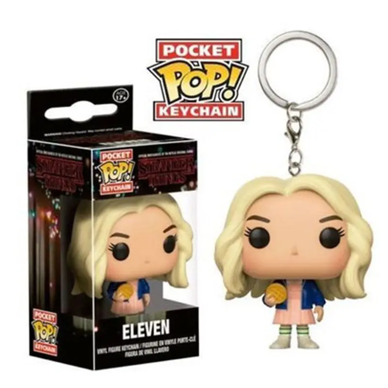 Новое поступление FUNKO POP карманная игрушка брелок Игра Престолов Дейенерис Marvel Железный человек Гарри Поттер коллекционное кольцо для ключей модель подарки - Цвет: Eleven-Long Hair