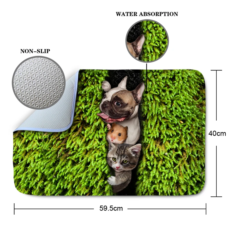 8 мм коврик милые домашние животные плюшевые коврики экологически чистые