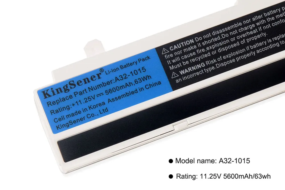 KingSener ячеечная A32-1015 Аккумулятор для ноутбука Asus Eee PC 1011 1015P 1015PE 1015PW 1016 1016P 1215 1215N 1215P 1215T A31-1015