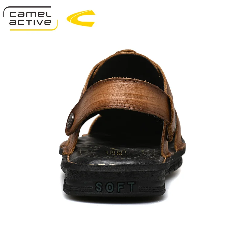 Мужские сандалии Camel Active из натуральной кожи деловые повседневные шлепанцы