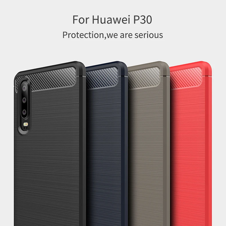Мягкий силиконовый чехол Hadinas для huawei P30, углеродный защитный чехол для телефона huawei P30 Pro Lite P 30 30 lite, светильник, чехол для мобильного телефона