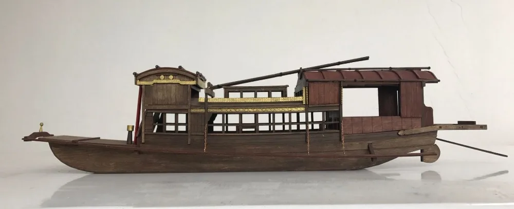 1/32 Jiaxing Южное озеро красная лодка деревянная модель наборы