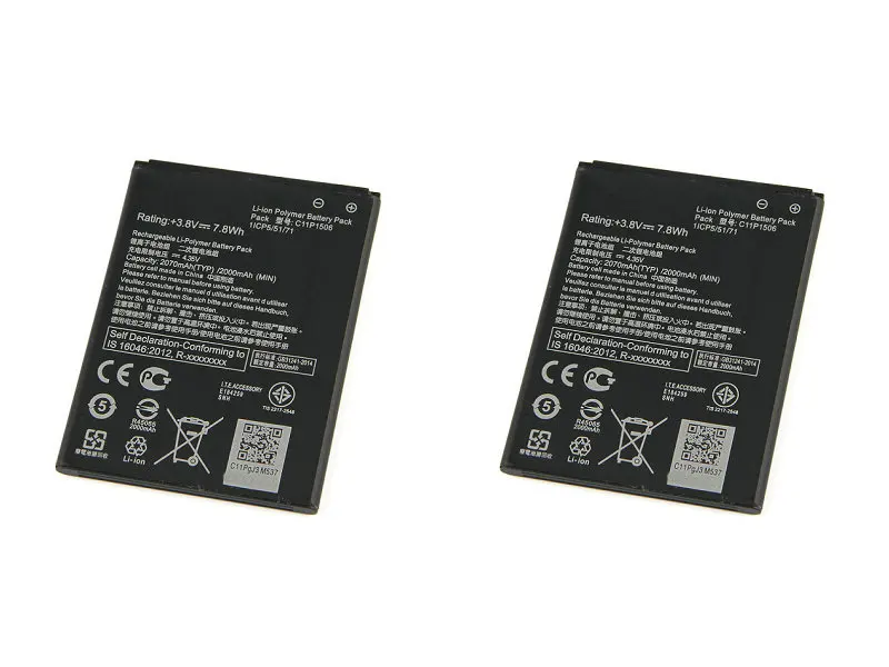 1x2070 мА/ч 7.8Wh C11P1506 запасная батарея для ASUS Live G500TG ZC500TG Z00VD ZenFone Go 5 inch батареи |
