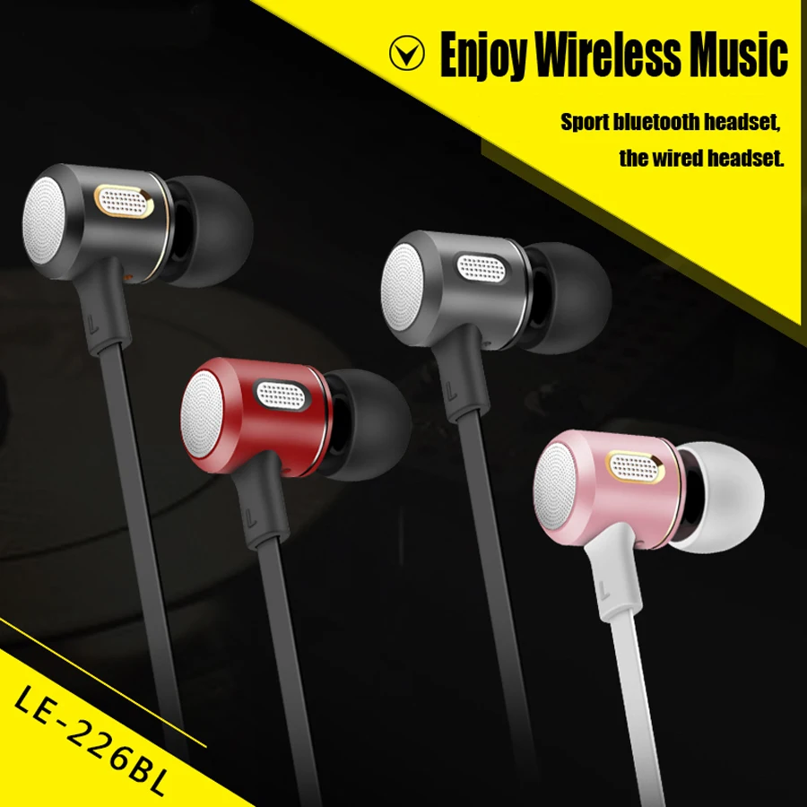 Креативные беспроводные Bluetooth наушники высокого качества спортивные вкладыши