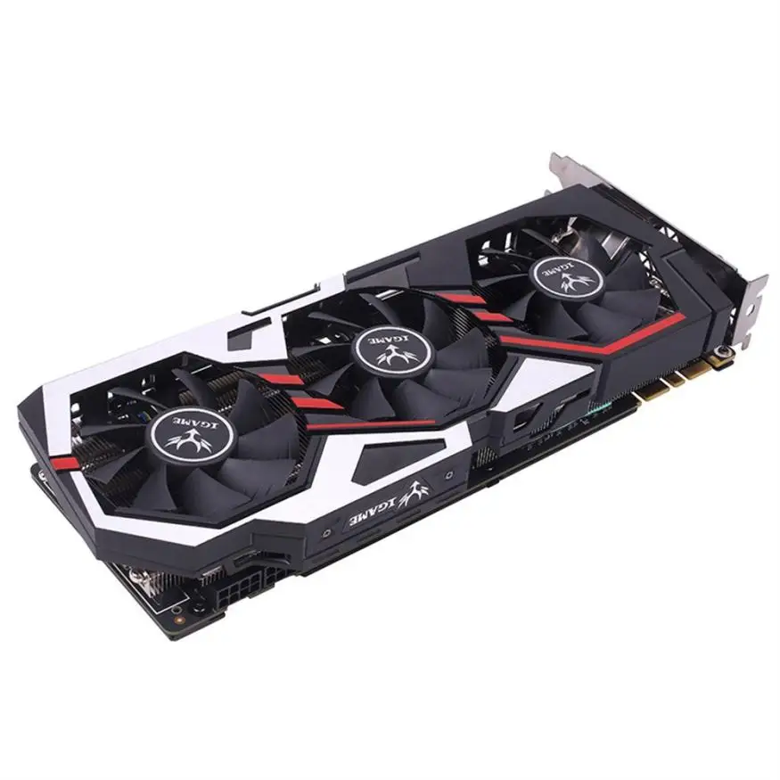 Цветная видеокарта iGame GTX 1070Ti Vulcan U Top graphics Card 1607/1683 MHz 8G 256bit I3P5 M0320|Комплекты и