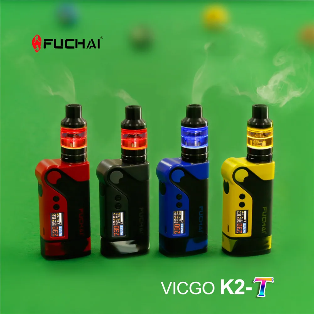 Новейший комплект 0 96 ''TFT цветной экран 2 8 ml 230 W Sigelei Fuchai Vcigo K2 T с T3 танк kit|2 kit|kit