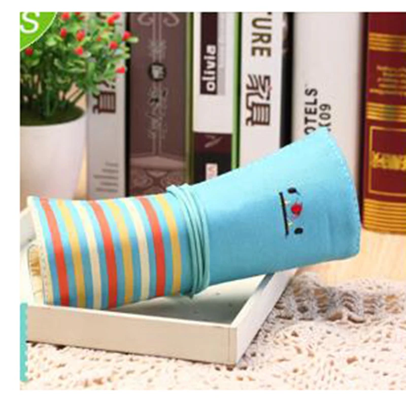1 шт. тканевый чехол для карандашей и ручек|pen bag|canvas roll pencil casebag for pens |