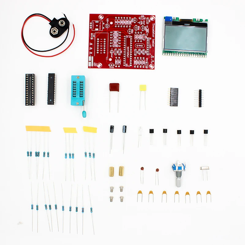 DIY M12864 Графическая версия транзисторный Тестер Комплект LCR ESR PWM