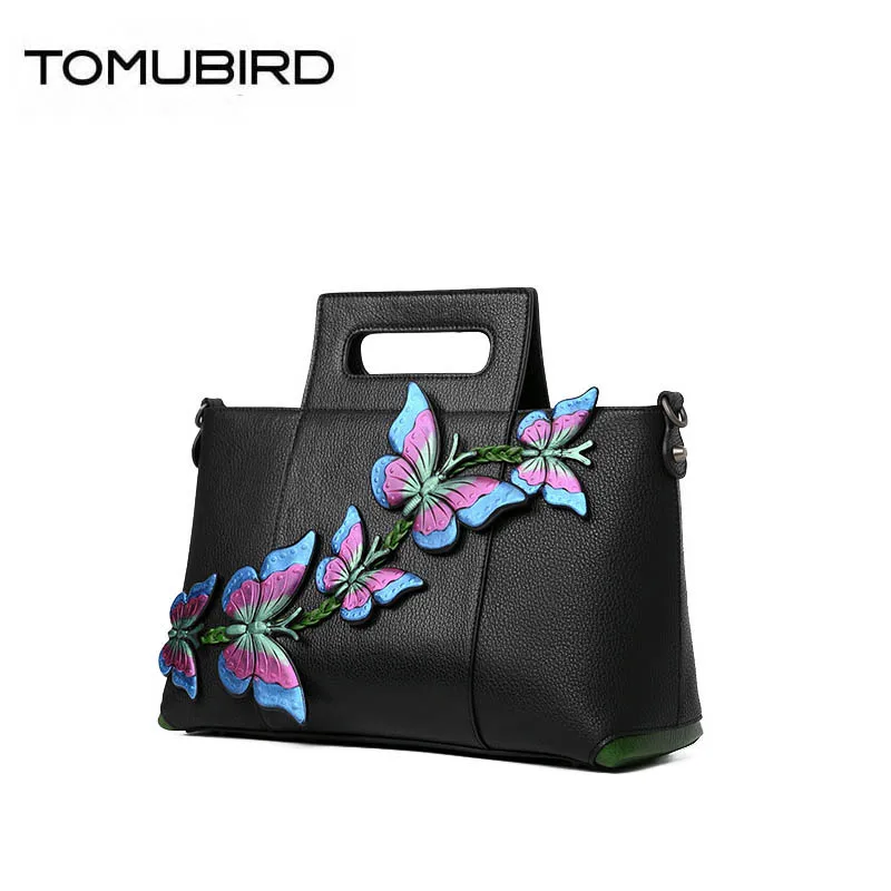 TOMUBIRD 2019 новая женская сумка из натуральной кожи улучшенная воловьей известного