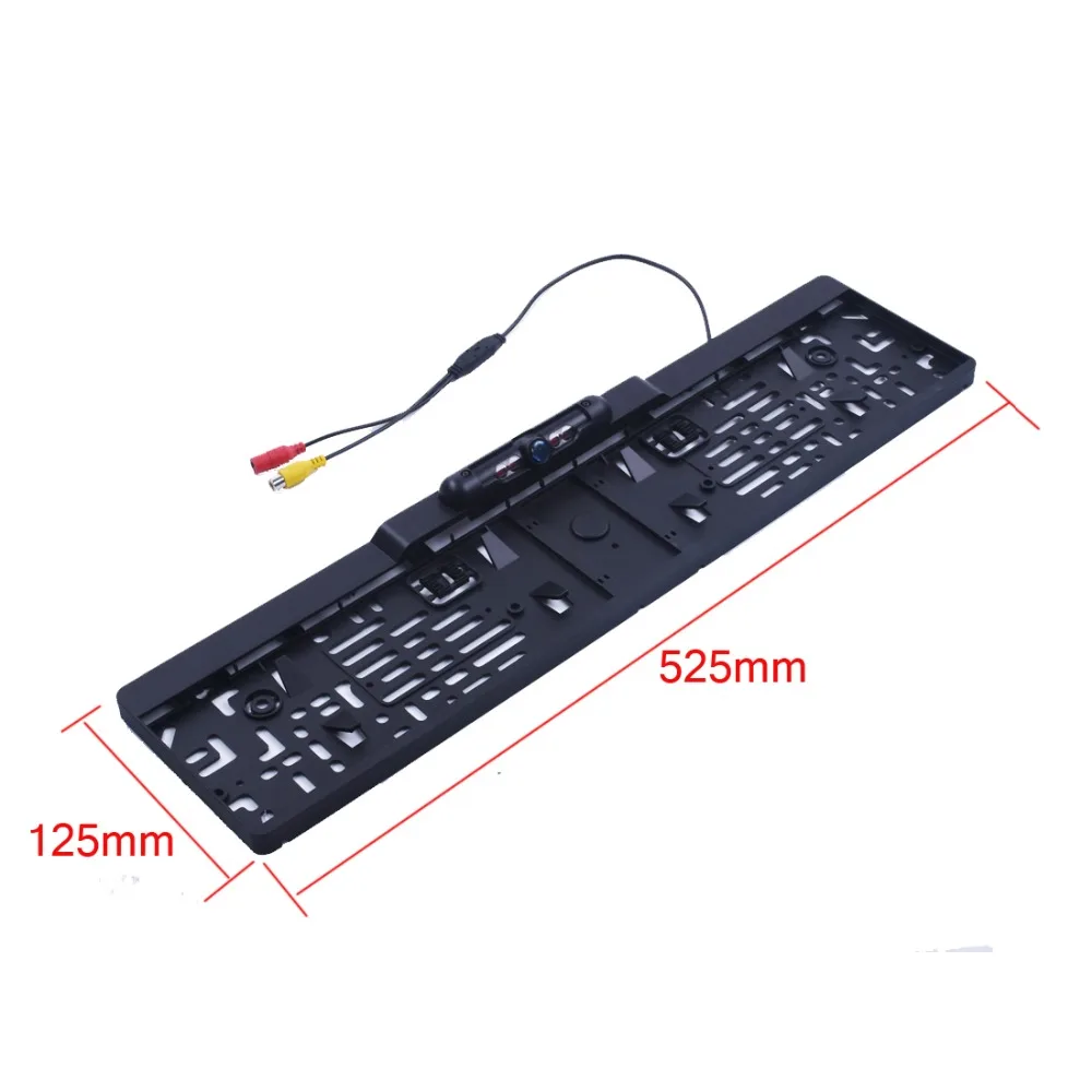 $87.22 Auto Parktronic EU Car License Plate Frame Rear View Camera HD Night Vision Rear View Camera Reverse Rear Camera With 4 IR Light