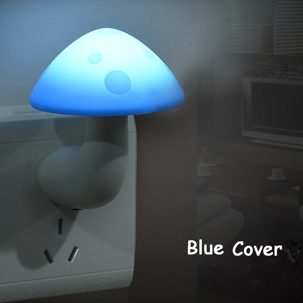 Mini Mushroom Baby Night light Automatic Sensor Light Control Lamp EU US Plug Child Kids Room Led | Лампы и освещение