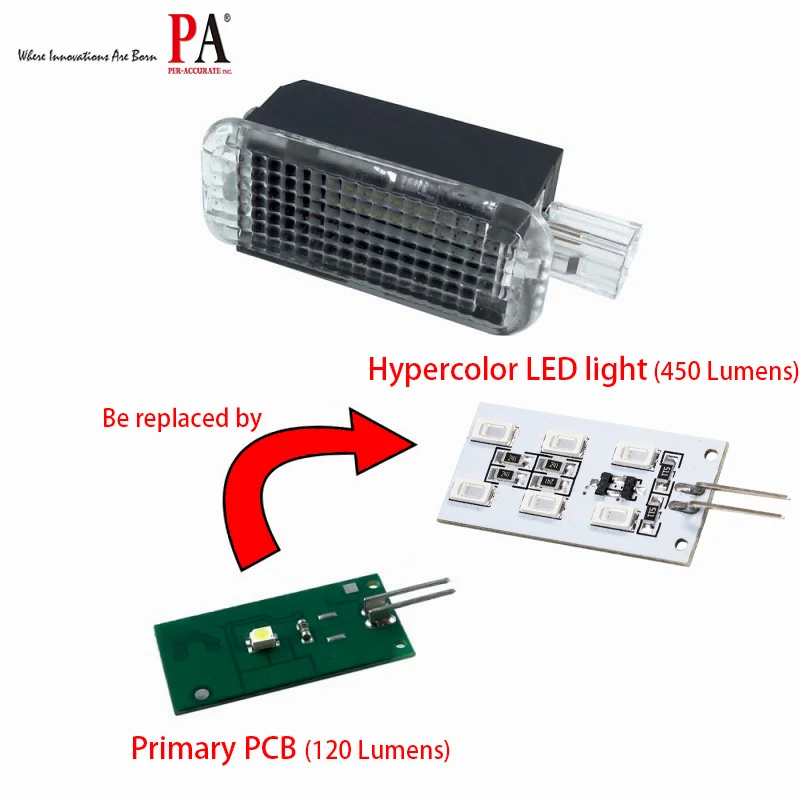 PA светодиодный 2 шт. x светильник для интерьера синий цвет PCB Модуль Audi 5630 6SMD