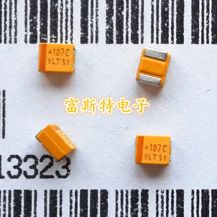 100 шт./лот SMT танталовый конденсатор 107C 16V мкФ B Тип 3528/1210 B|100 pcs|capacitor 16capacitor uf |