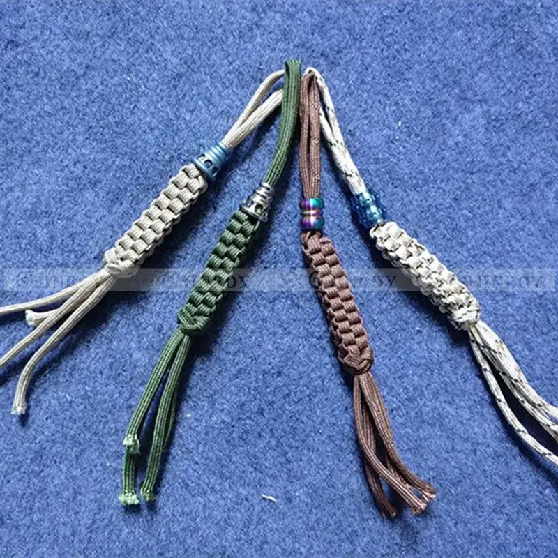 Титановый сплав DIY кулон шарик для Паракорда браслет с ножом аксессуары для шнуров EDC Открытый Дорожный инструмент