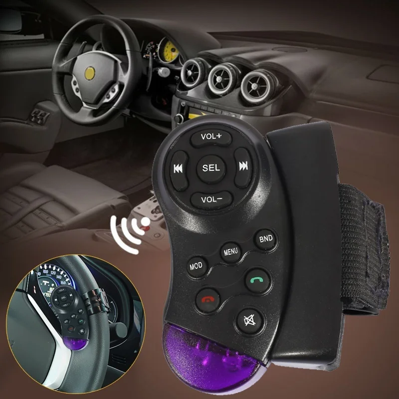 Universal Steering Wheel Button Remote Control Key For GPS Car CD DVD TV MP3 Player Android Car Radio Auto Accessories
