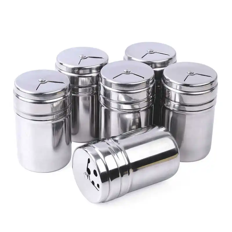 6 шт. банки из нержавеющей стали для приправ|stainless camping cookware|camping stainless steel cookwarestainless