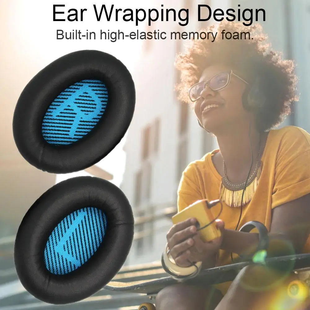 1 пара наушников, чтобы заменить амбушюры, губчатая подушка для Bose quietкомфорт Qc2 Qc15 Qc25 Qc35 Ae2 Ae2I поддержка