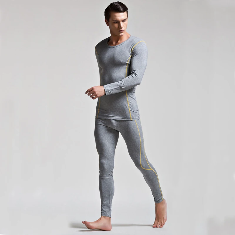 Мужчины Хлопок Пижамы Установить С Длинным Рукавом Футболки Брюки Сна Топы