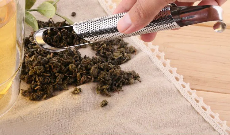

1Pcs Stainless Steel Pipe Design Strainer Tea Infuser Feel Good Holder Tool Tea Spoon Infuser Filter 14.5*2.1cm,Free shipping