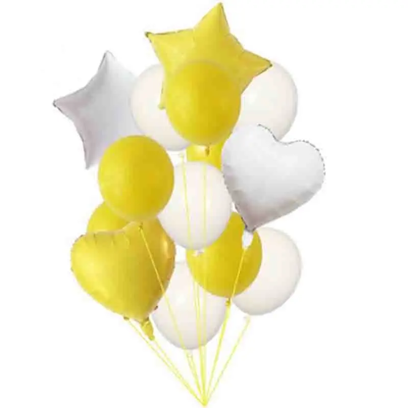 

18inch Five-Pointe Star Foil Balloon Pearl Latex Air Ball Happy Birthday Decorations Anniversaire Wedding Ballons Party Supplies