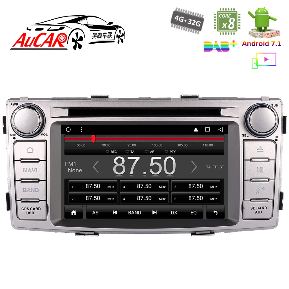 Android 6 2 &quotАвтомобильный dvd плеер для Toyota Fortuner Hilux 2012 2015 Автомобильный GPS