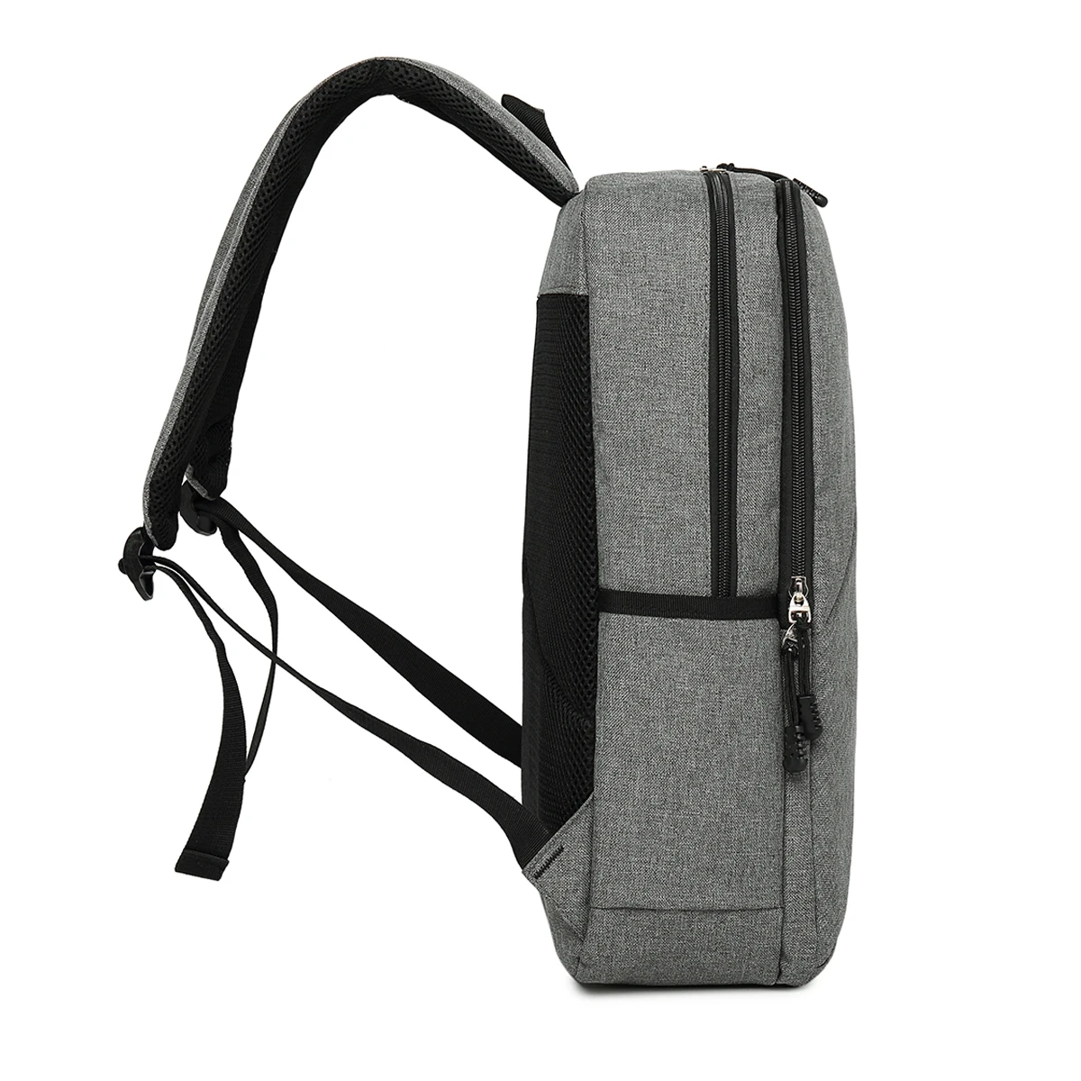 man grey laptop backpack computer backpacks casual style bags large male business travel bag school | Багаж и сумки