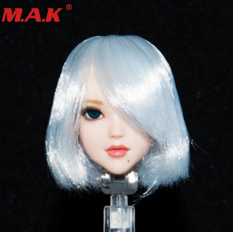 Масштаб 1/6 NieR headplay automata 2B девочка голова с белыми волосами лепка меч набор