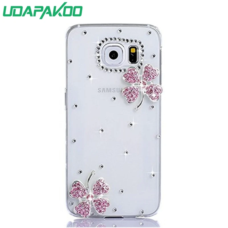 Роскошный прозрачный блестящий чехол со стразами для Samsung Galaxy A9 A7 2018 A920 A750 A8 A6 PLUS