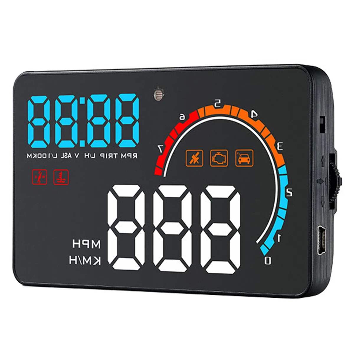 Универсальный автомобильный концентратор 4 8 дюйма GPS OBD дисплей со скоростью