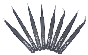 1 шт., антистатический пинцет из нержавеющей стали