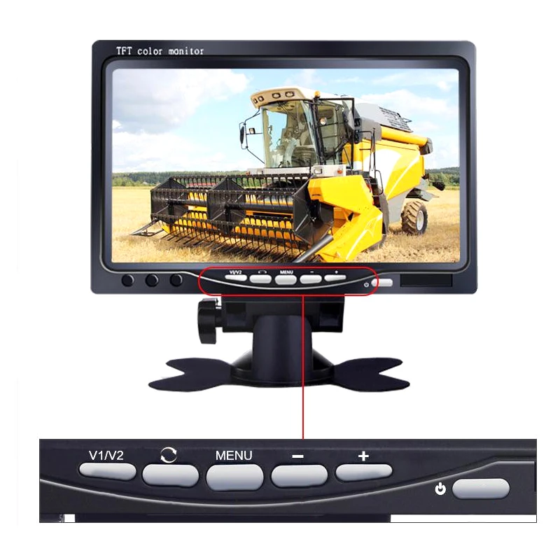 Аналоговая мини камера 7 дюймов цифровой ЖК монитор видеонаблюдения аналоговый