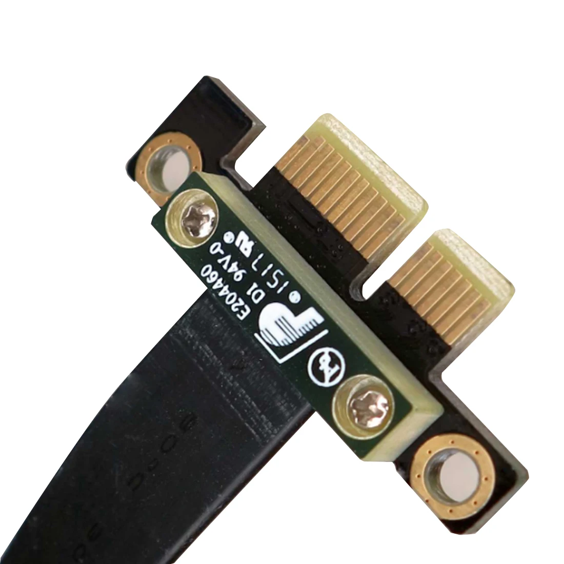 Кабель удлинитель PCIe 3 0x1 x1 двойной 90 градусов под прямым углом Φ 8G/bps PCI Express 1x карта