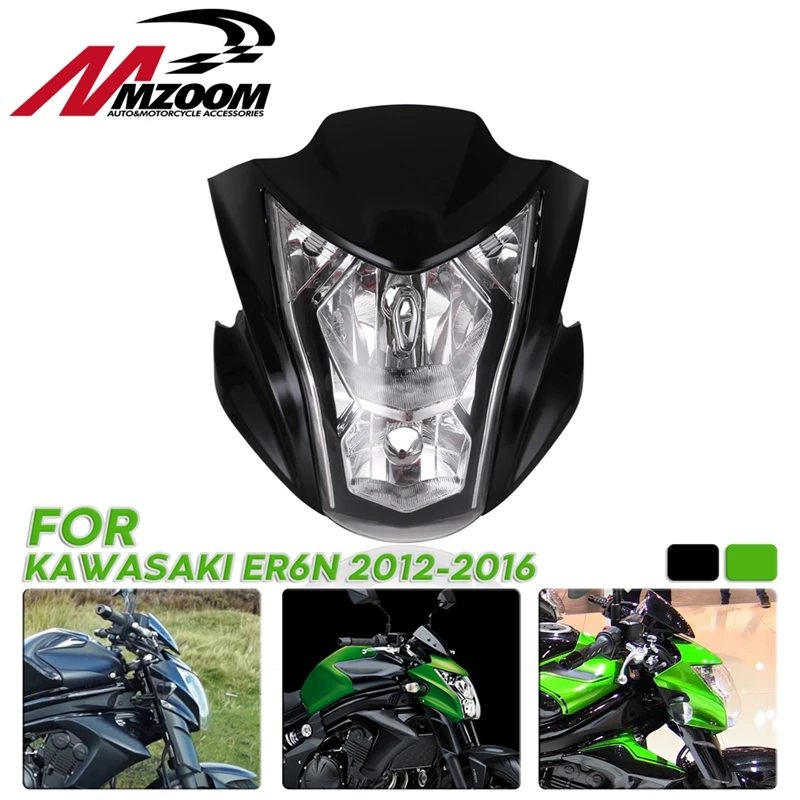 Налобный светильник для мотоцикла в сборе Kawasaki ER6N 2012 2016 13 14 15|Накладки и