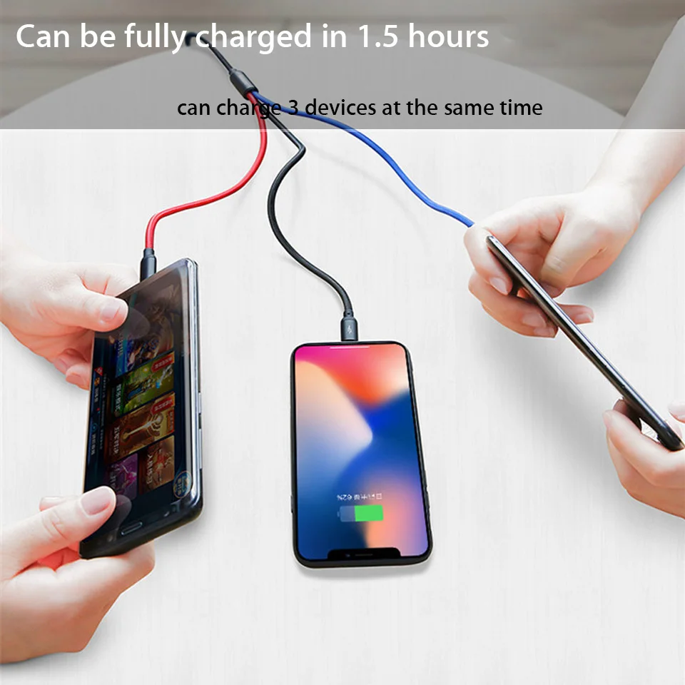 3 в 1 телефон USB Microusb кабель 2 метра Usb C короткий кабель несколько Usb зарядное устройство кабель для samsung Android автомобильный Usb зарядный шнур 2 м