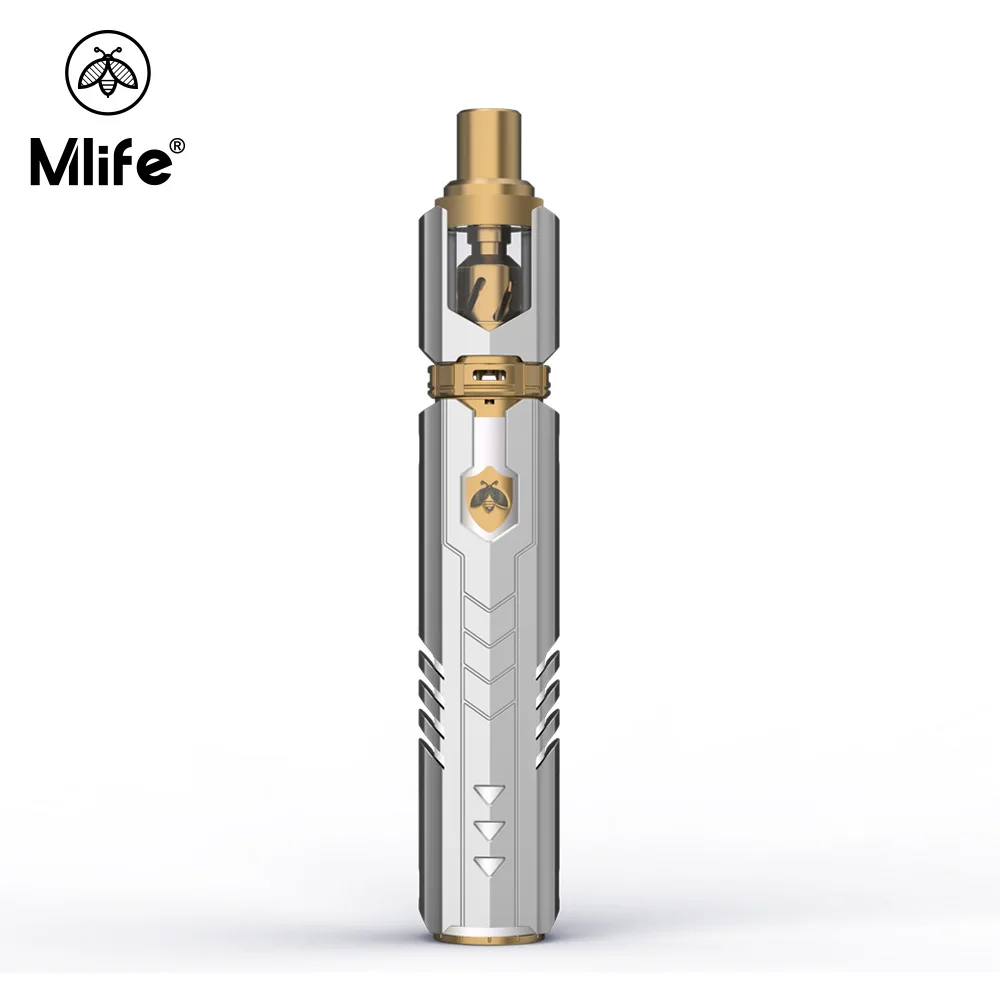 2018 Новые 100% оригинальные Mlife S2 Vape ручка комплект с 1 8 мл Ёмкость и 900 мАч Батарея