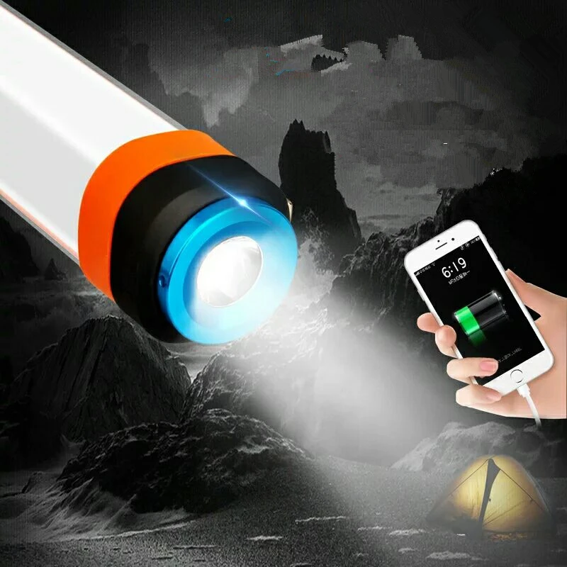 Фонарь для кемпинга T15 T25 T30 многофункциональная USB перезаряжаемая лампа лагеря IP68