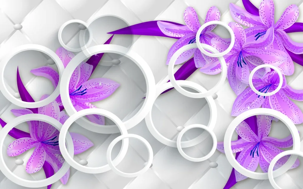 3d затемненные занавески для гостиной детская спальня ткань фиолетовые с цветами