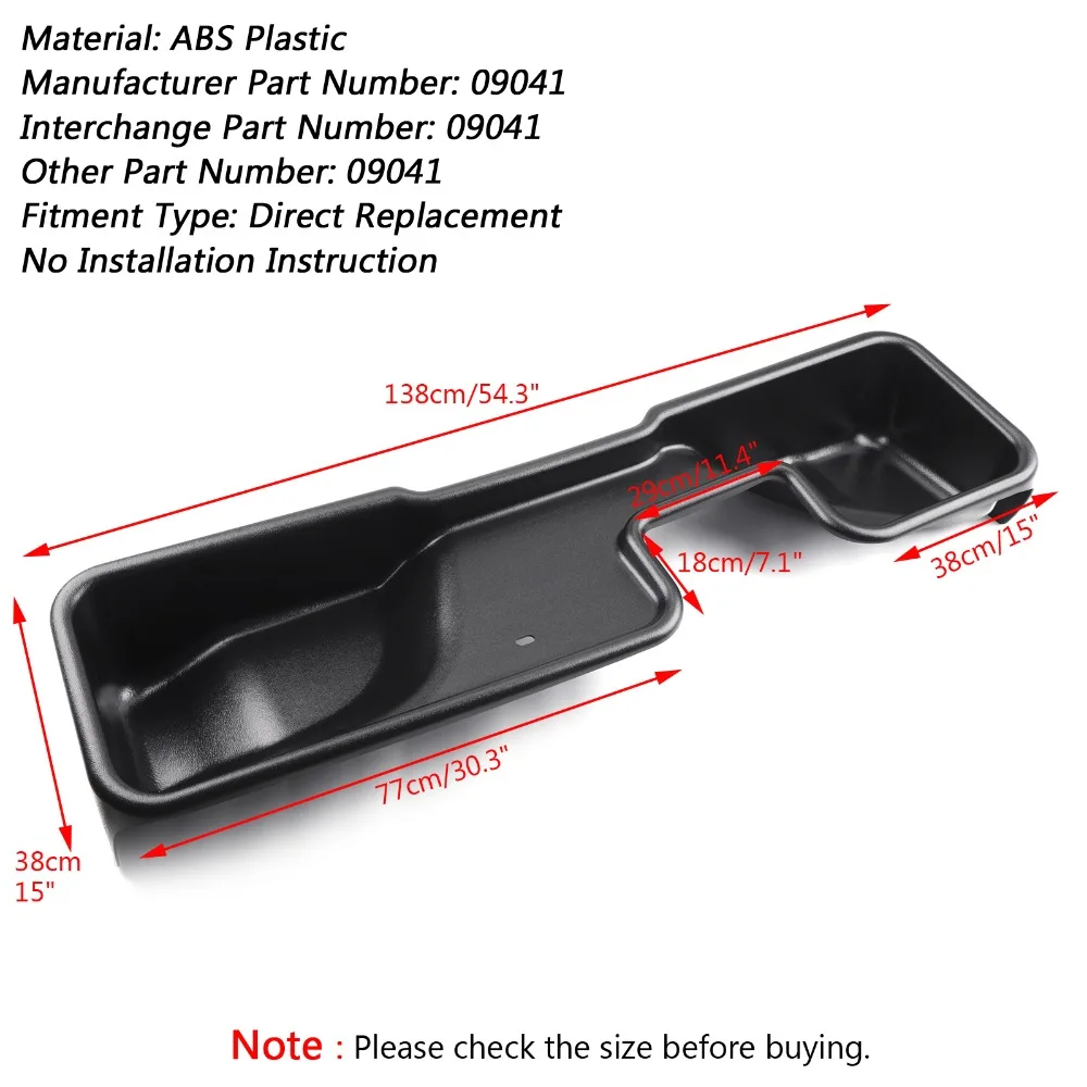 Areyourshop автомобильный ящик для хранения под сиденьем двойная кабина 09041 Silverado/для