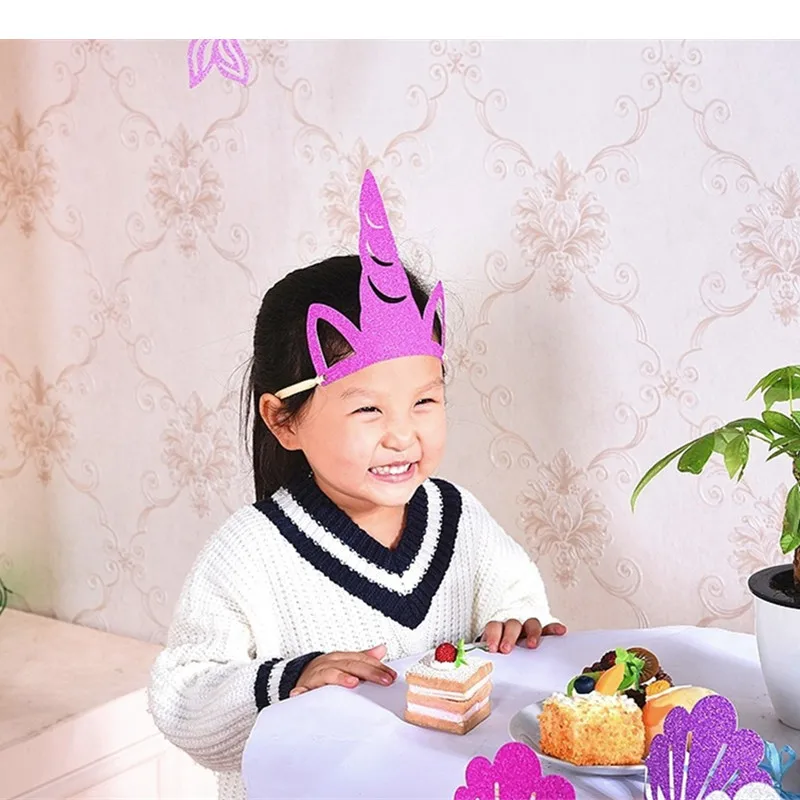 5 шт. детская шляпа в виде единорога|Шляпы для вечеринок| |